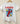 T-shirt branca feminina com estampa de lagosta vermelha, limões e riscas azuis.