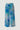 Calça culotte Ferrache floral azul com cintura elástica.