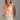 Camisola feminina Ferrache com decote em V e folhos frontais.