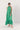Vestido comprido estampado Ferrache com decote halter, corte fluido e folho na bainha.