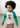 Camisola Mayoral para bebé rapaz em cru e azul marinho com estampado Wood Land e animal da floresta.