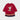 Conjunto de malha vermelho Mayoral Newborn com motivo de rena e saia plissada às riscas para bebé.