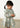 Vestido floral de manga comprida para menina Mayoral