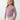 Camisola de malha às riscas rosa para menina