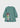 Vestido verde Mayoral para menina com estampado de menina e flores na parte frontal.