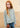 Camisa às riscas com laçada frontal para menina