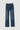 Jeans straight Ferrache em ganga azul de cintura média e corte reto.