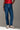 Jeans skinny Ferrache em algodão com padrão texturado.