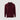 Polo de malha bordeaux com manga comprida e gola v Ferrache